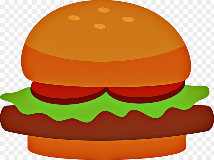 Fast Food Egg Burger Cartoon PNG