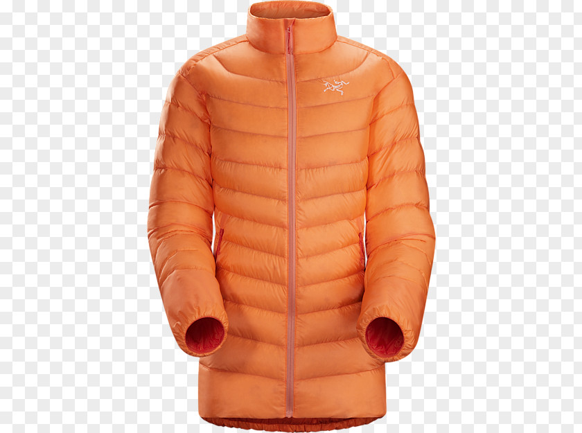 Goose Down Jacket Hoodie Arc'teryx Clothing Outerwear PNG