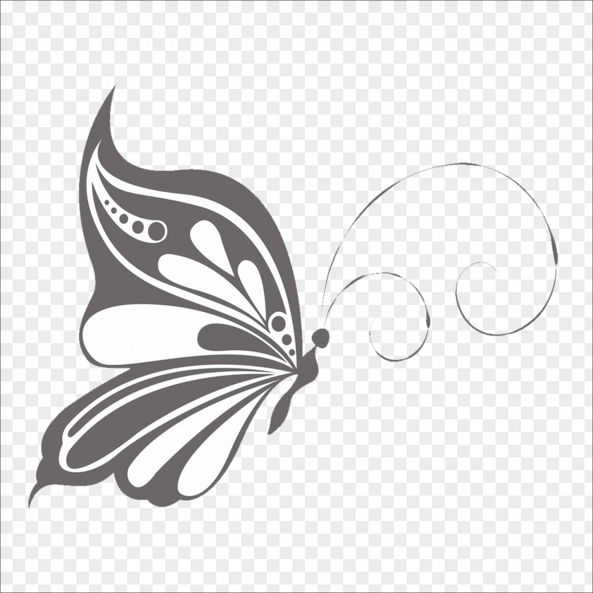 Butterfly Pattern Painting PNG