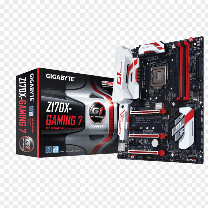 Intel LGA 1151 Motherboard GIGABYTE GA-Z170X-Gaming 7 Gigabyte Technology PNG