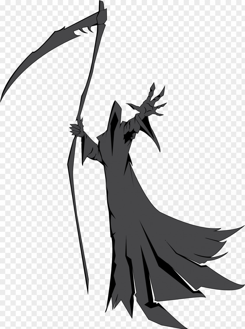 Silhouette Death Drawing PNG