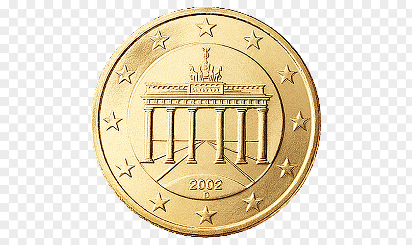 Coin 50 Cent Euro 10 Coins PNG