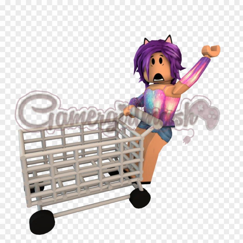 Crazy Shopping Cart Toy Toddler Cartoon PNG