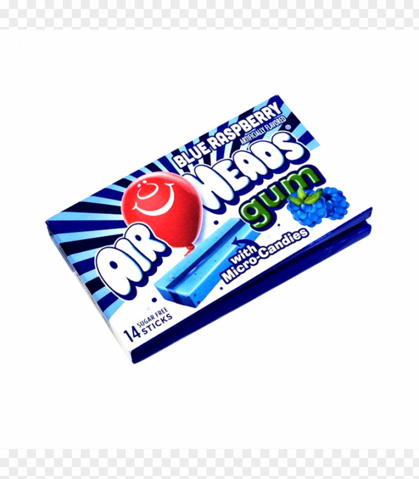 Gum Chewing Taffy AirHeads Candy Blue Raspberry Flavor PNG