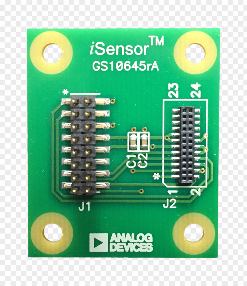 Pcb Capacitor Electronics Microcontroller Microprocessor Development Board Accelerometer PNG