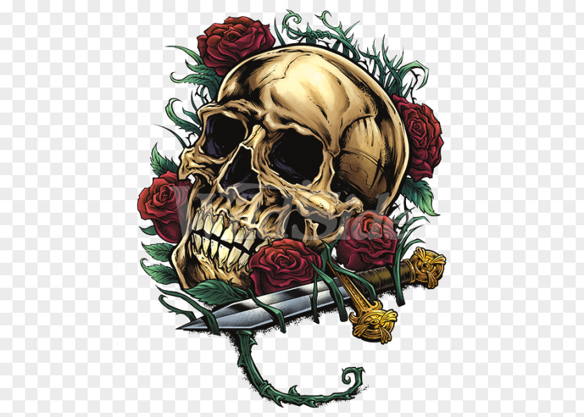 Skull Human Symbolism Clip Art Rose Image PNG