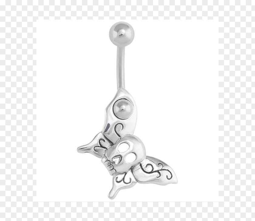 Silver Earring Charms & Pendants Body Jewellery PNG