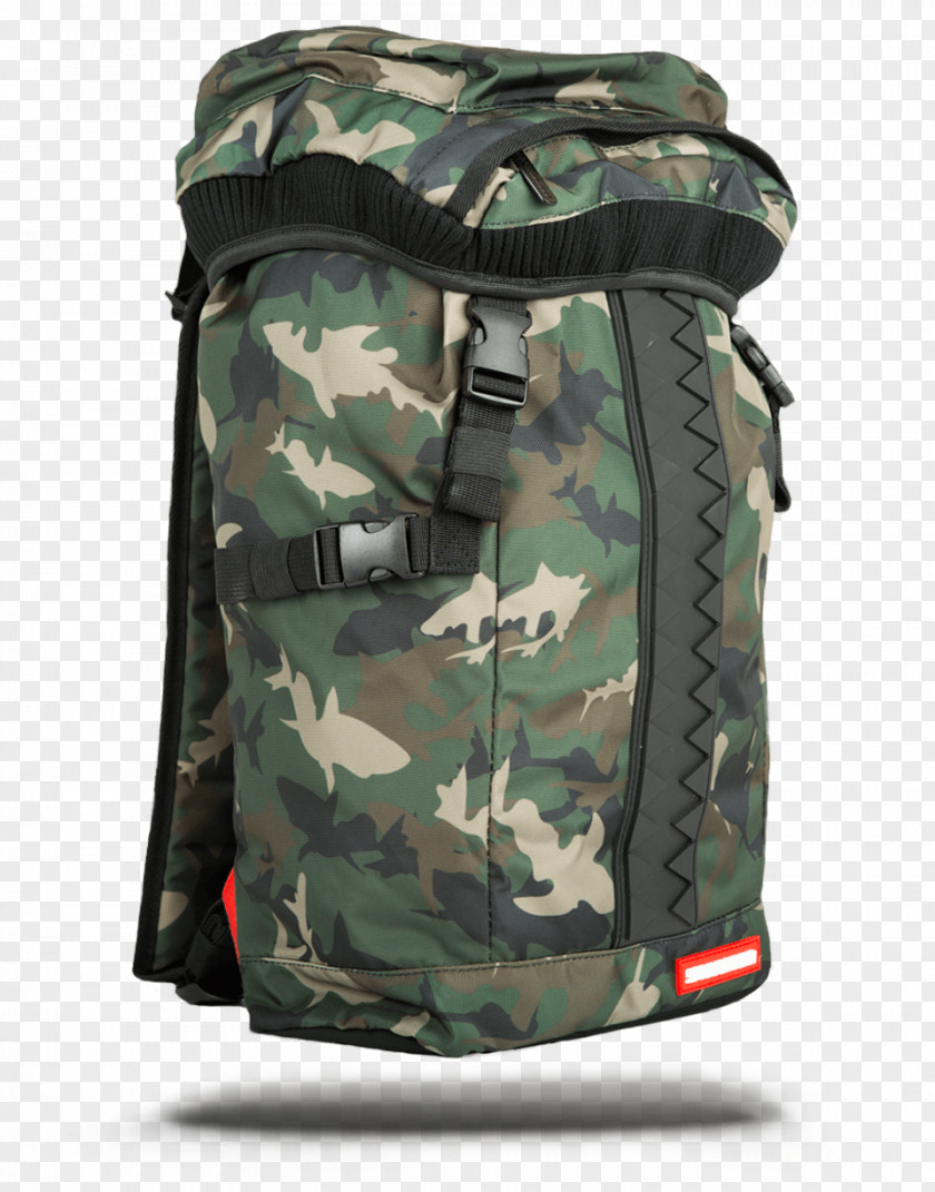 Backpack Military Camouflage Bag Gunny Sack Natural Rubber PNG