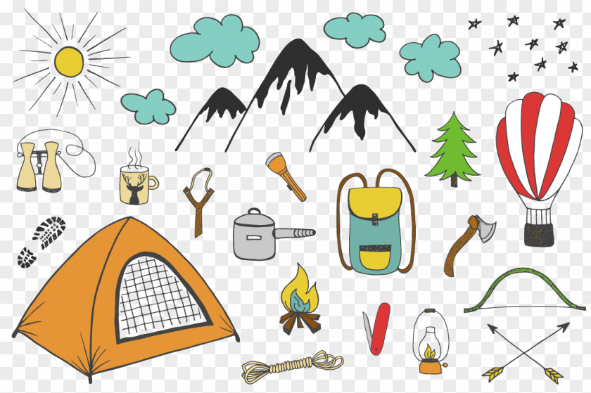 Camping Gear Drawing Stock Photography Illustration PNG