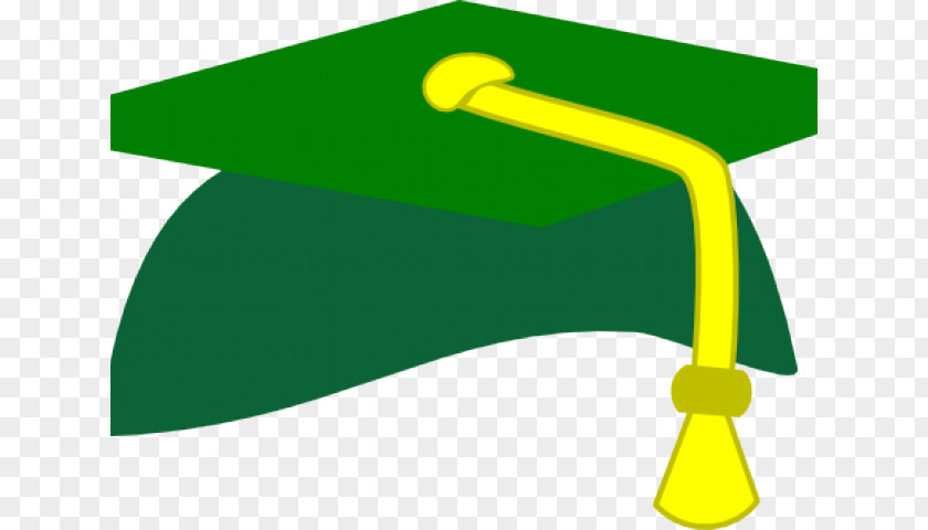 Green Student Cap School Dress PNG