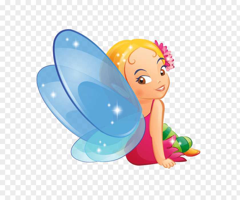 Mushroom The Fairy With Turquoise Hair Sticker Child Elf PNG