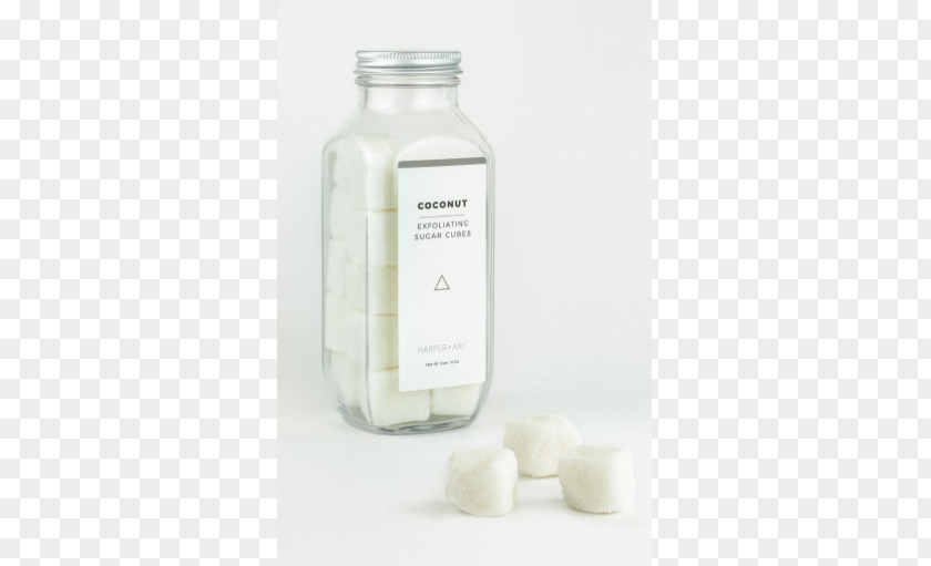 Bathing Beauty Coconut Sugar Cubes Exfoliation PNG
