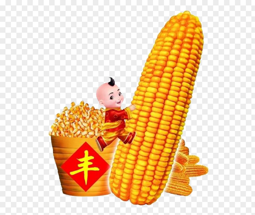 China Celebrate New Year's Harvest And Corn Taobao Threshing Machine Maize Kernel Tmall PNG