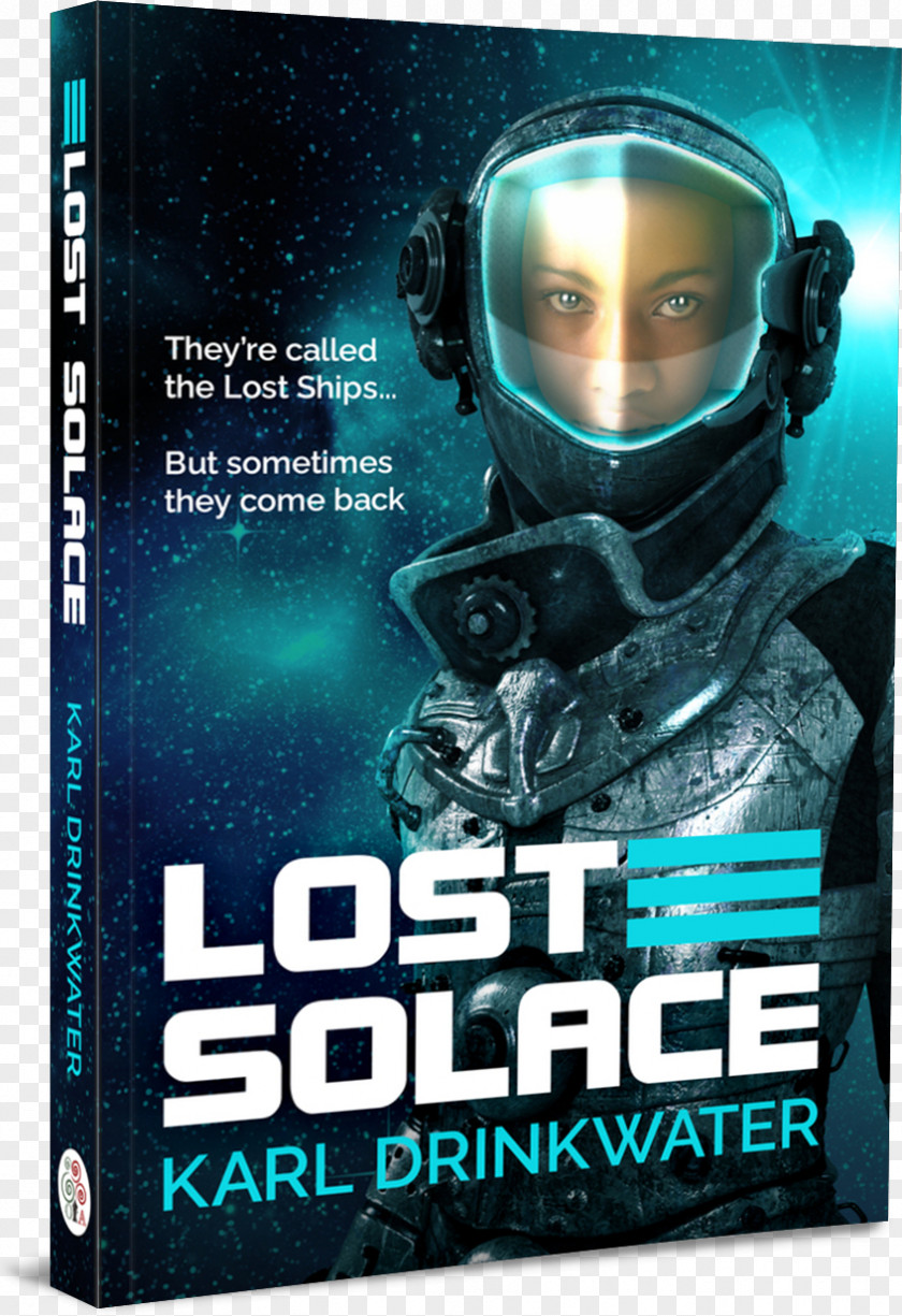 Drinkwater Lost Solace Book Cover Design Author PNG