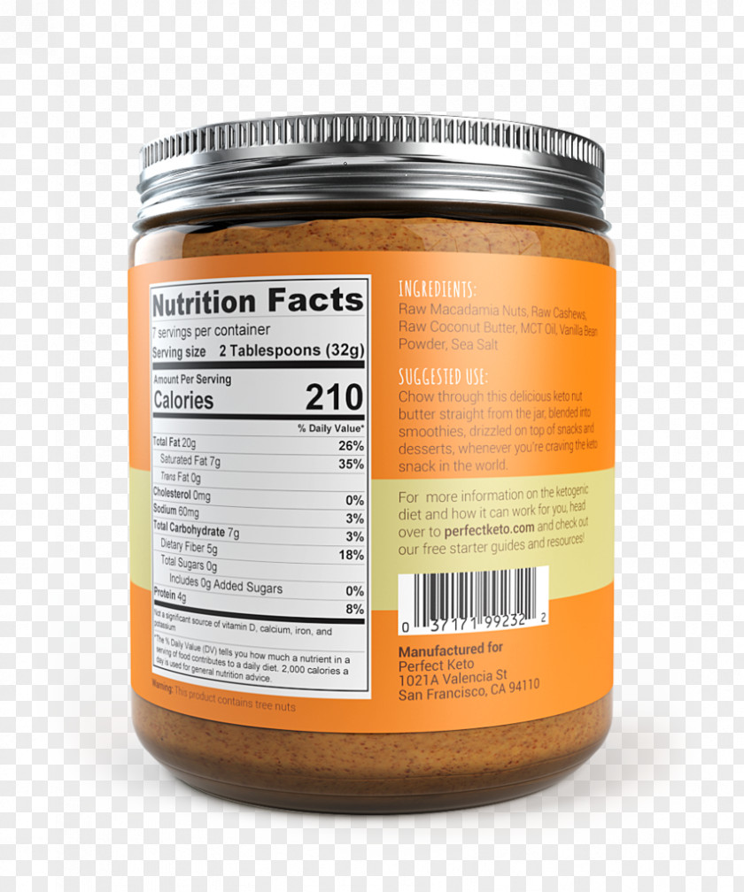 Almond Butter Nut Butters Macadamia Medium-chain Triglyceride PNG