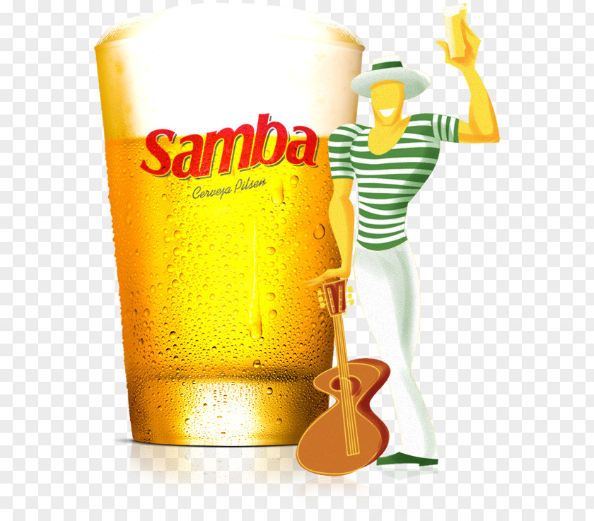 Beer Orange Drink Alcoholic Pilsner Samba PNG