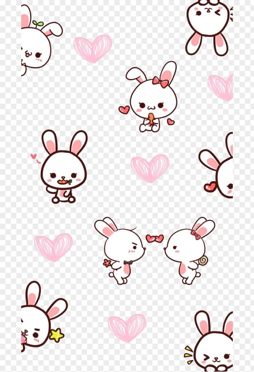 Bunny Love Wallpaper PNG