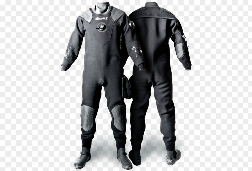 Dry Suit Wetsuit Scuba Diving Neoprene Underwater PNG