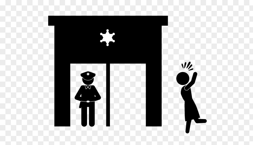 Police Pictogram Officer Kōban 巡查 PNG