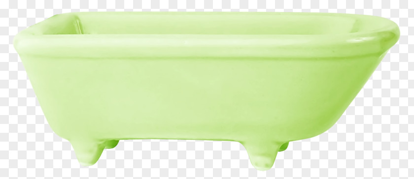 Small Green Bath Bathtub Plastic Flowerpot PNG