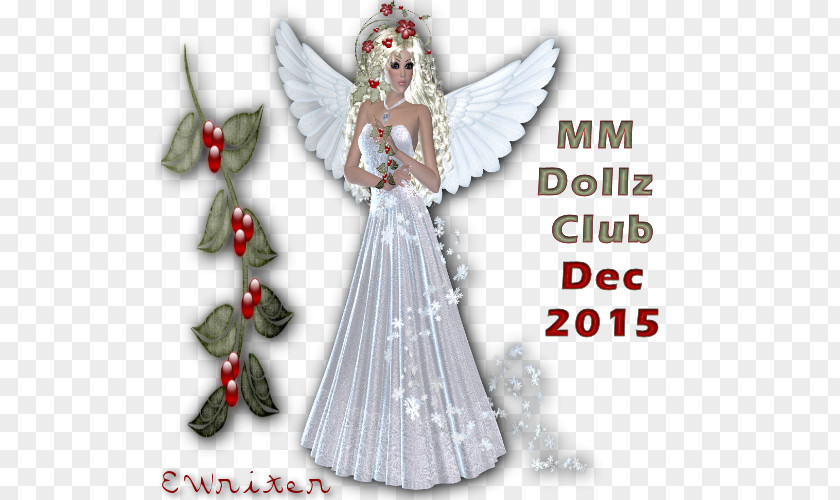 Christmas Ornament Figurine Angel M PNG