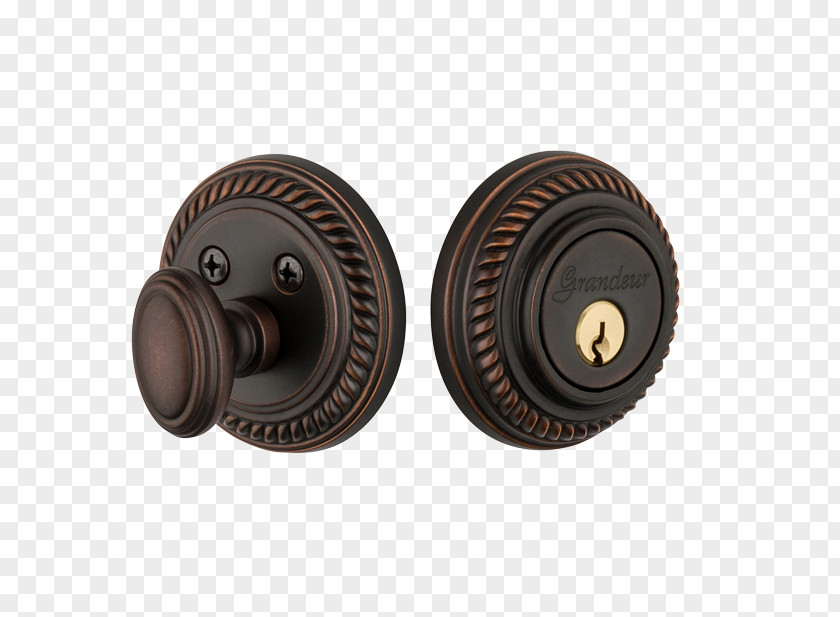 Design Dead Bolt Bronze PNG