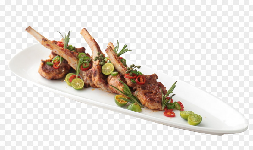 Fresh Pepper Fried Lamb Chops Skewer Kebab Pincho Icon PNG