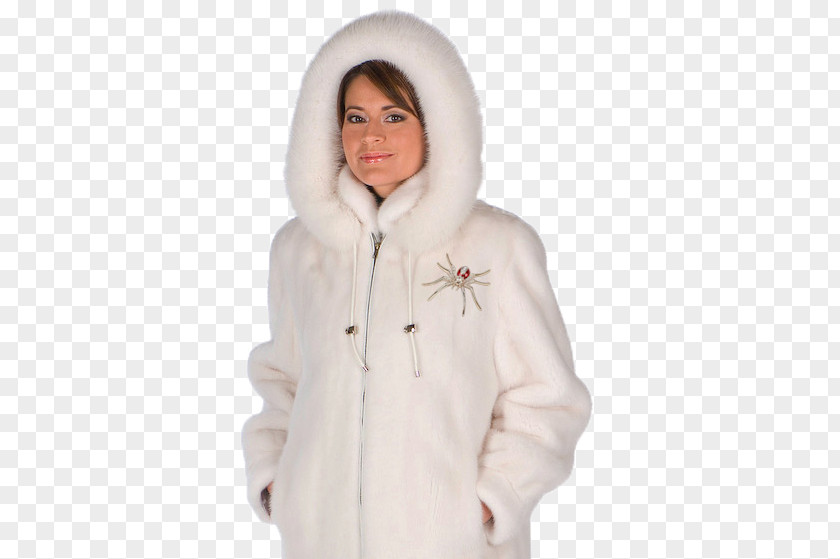Jacket Fur Clothing Hood Fake Coat PNG