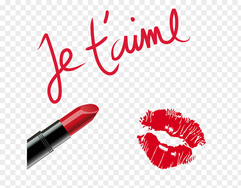 Lipstick And Red Lips Cosmetics Lip Balm PNG