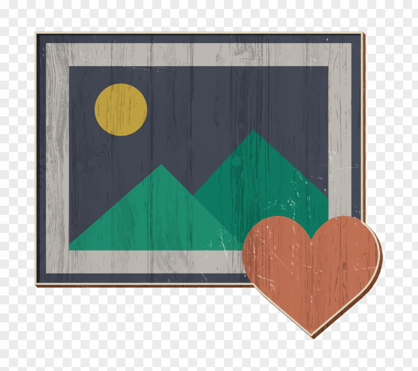 Modern Art Heart Image Icon Photo Interaction Assets PNG