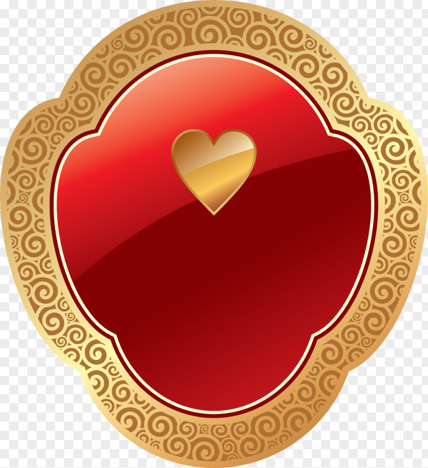 Plate Love Valentine's Day PNG