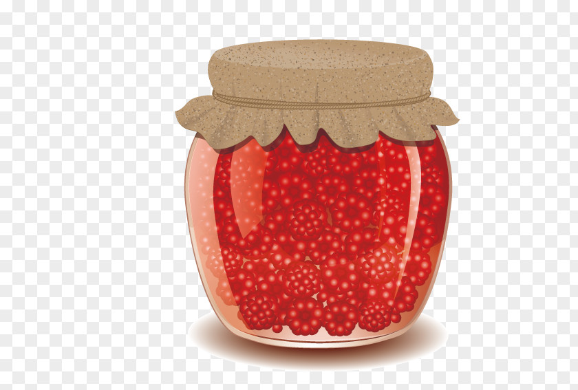 Raspberry Jar Varenye Fruit Preserves Clip Art PNG