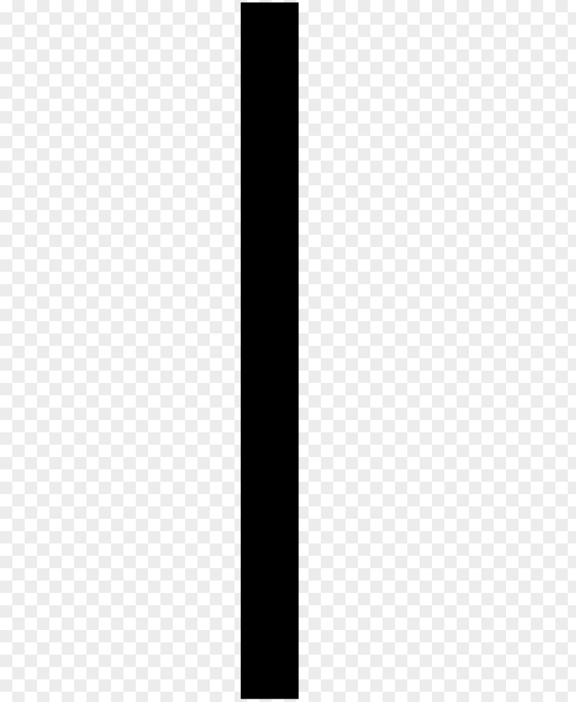 Vertical Line OCR-A Clip Art PNG