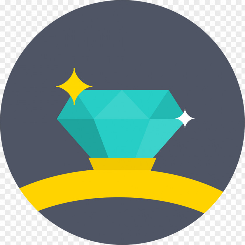 Cartoon Diamond Ring PNG