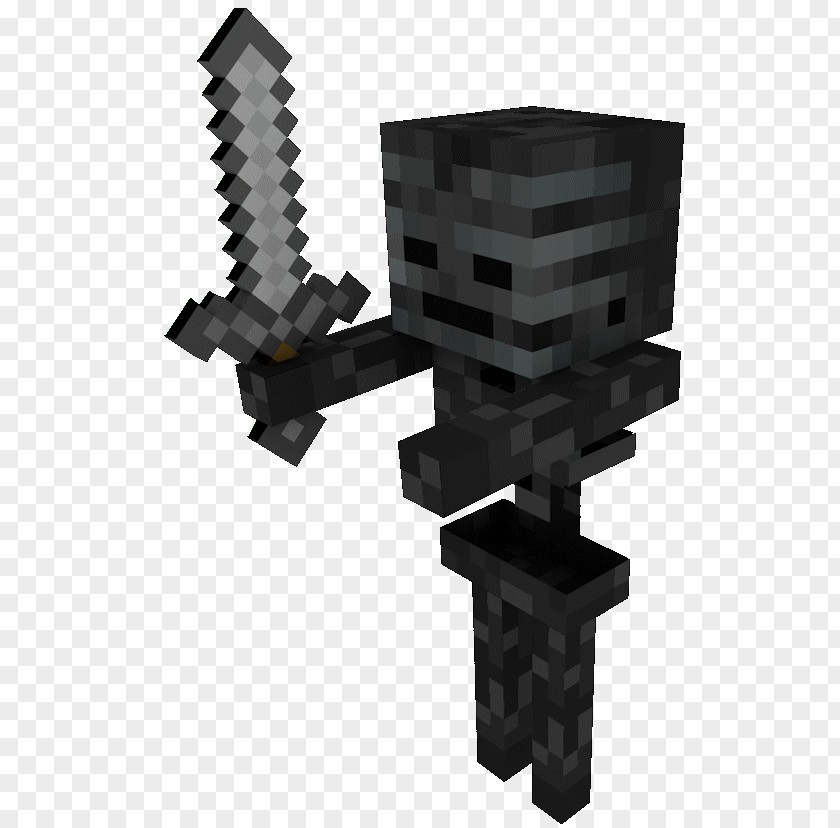 Dark Background Minecraft Skeleton Mob Portal Video Game PNG