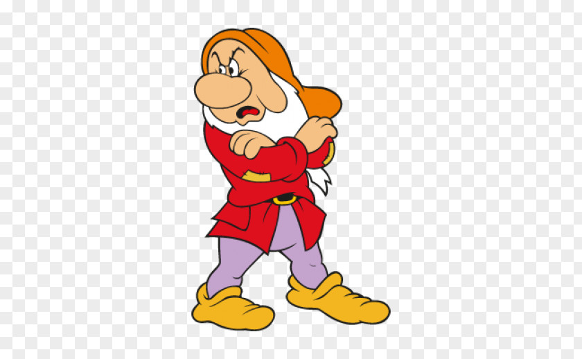 Dwarf Grumpy Seven Dwarfs Dopey Clip Art PNG