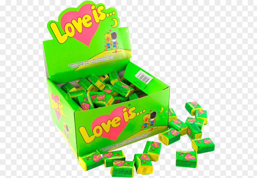 Chewing Gum Love Is... Вкладыш Delivery Price PNG