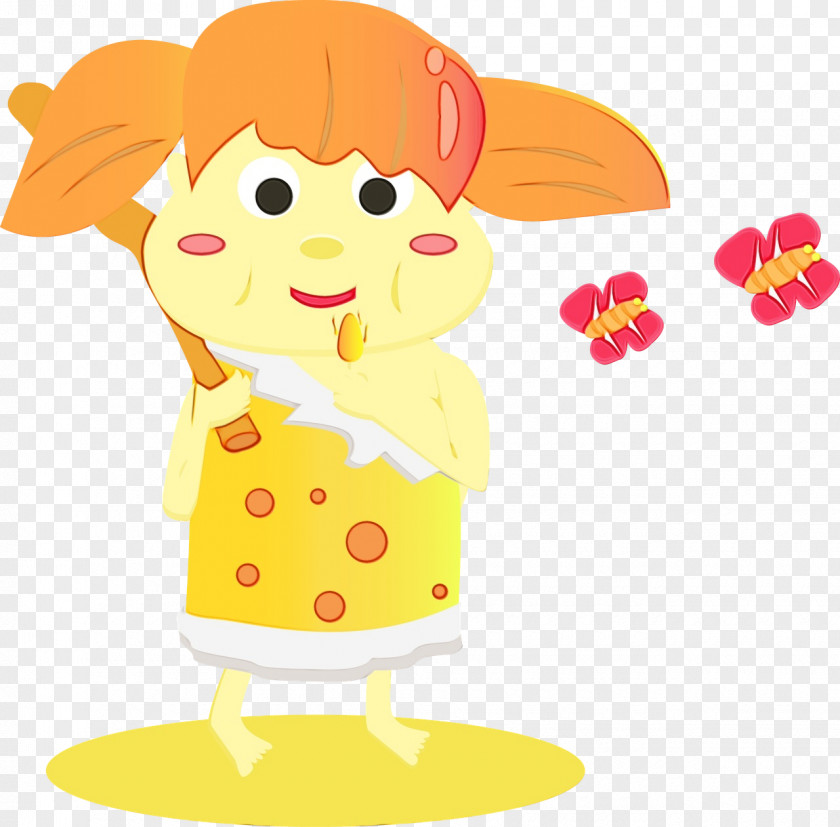Child Yellow Cartoon Clip Art PNG
