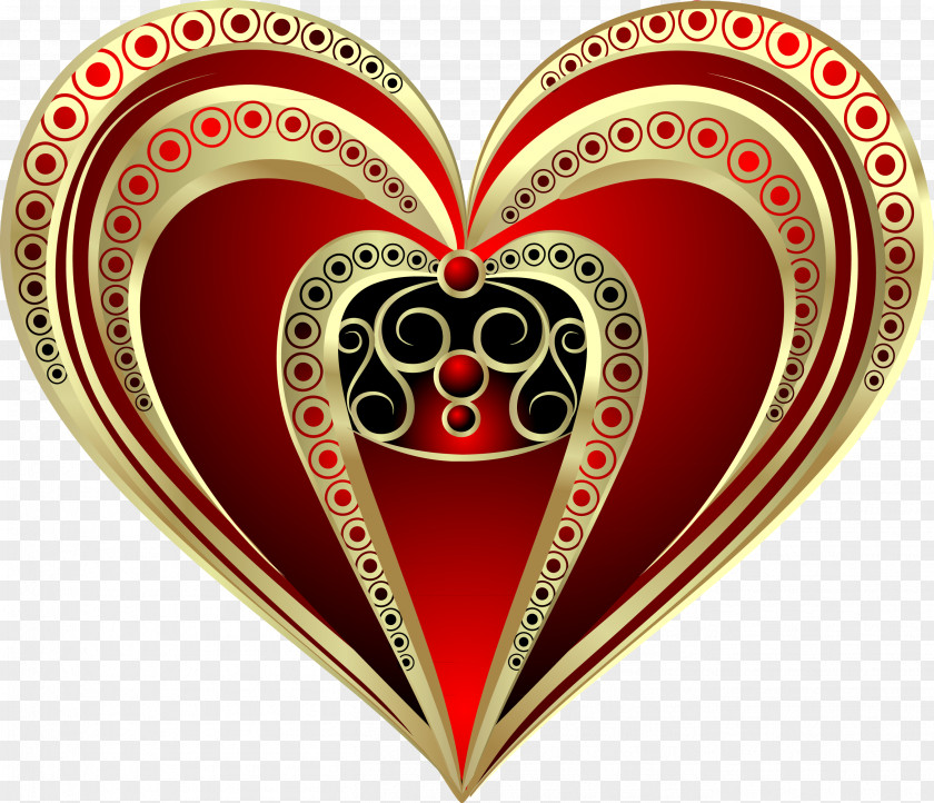Heart Love Valentine's Day Organ PNG , hand painted clipart PNG