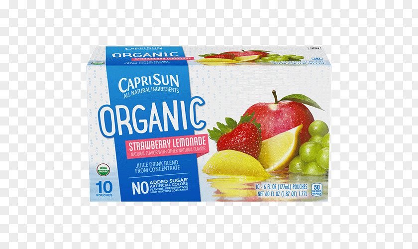 Juice Strawberry Lemonade Organic Food Punch PNG