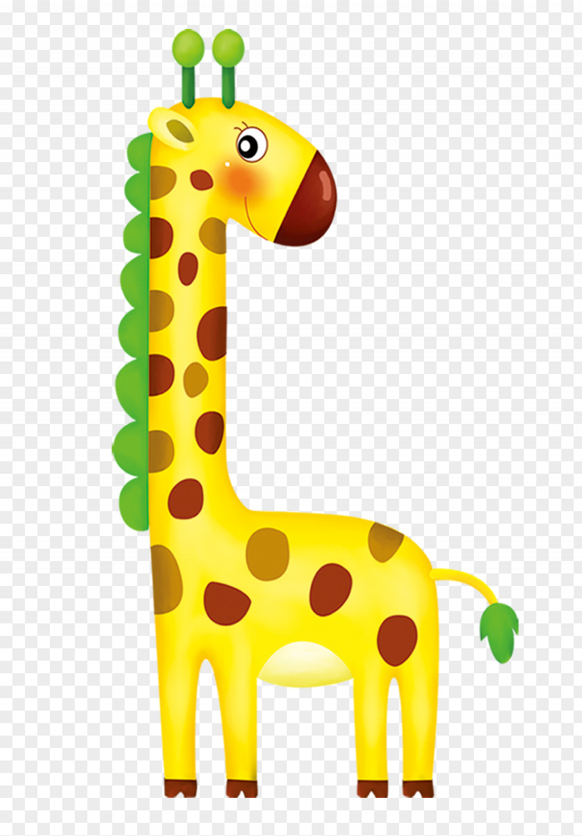 Cartoon Giraffe Child Educational Game Attention Erziehung PNG