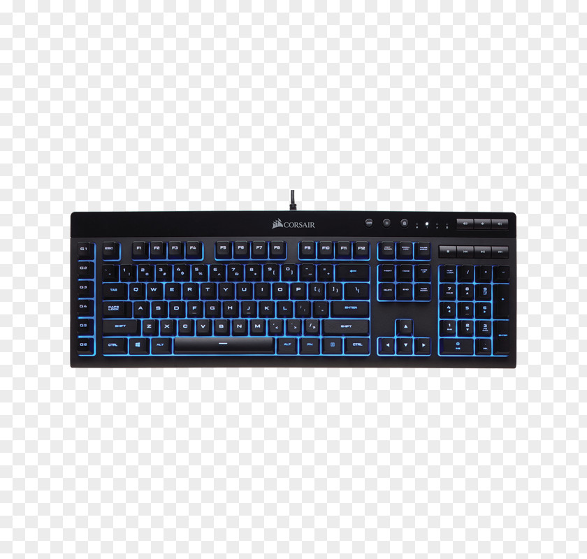 Computer Mouse Keyboard Corsair Gaming K55 RGB Keypad Color Model PNG