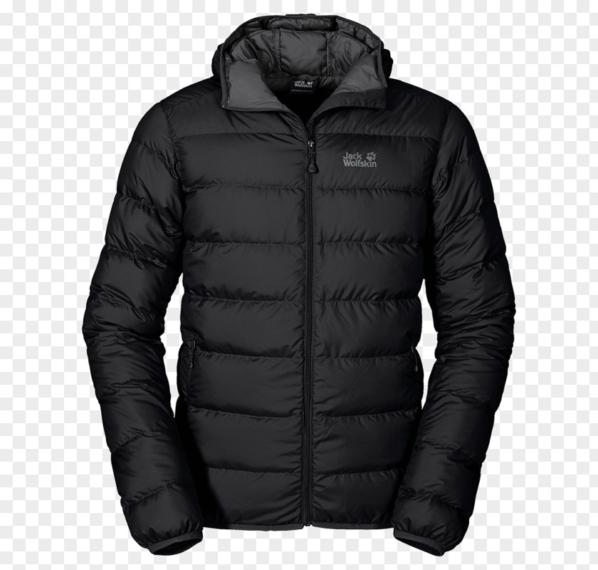 Jacket Down Feather Daunenjacke Coat Hood PNG