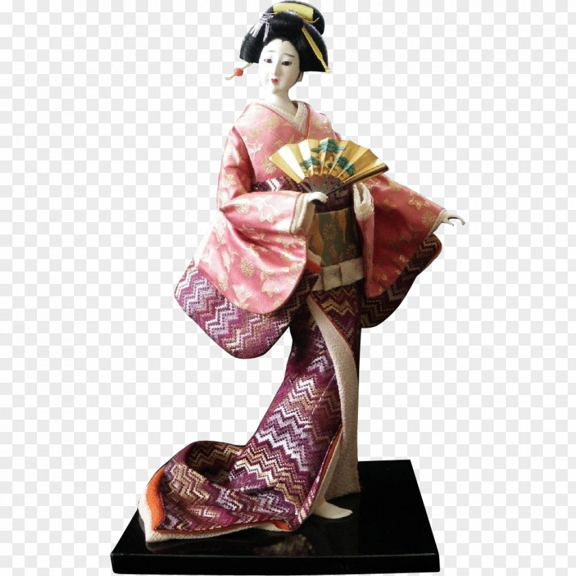 Kimono Doll Geisha Japanese Dolls Art PNG