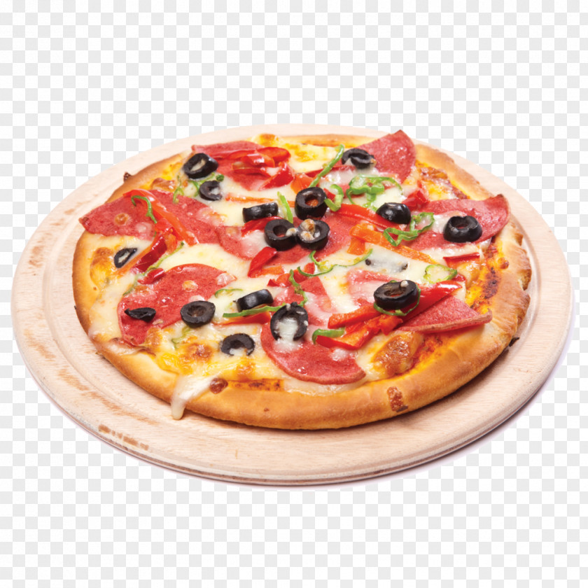 Pizza California-style Bacon Hamburger Salami PNG