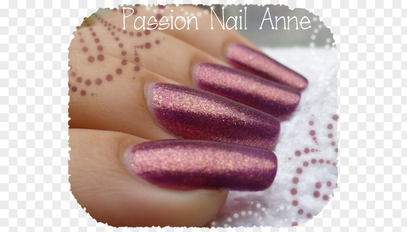 Purple Glitter Nails Nail Polish Hand Model Manicure PNG