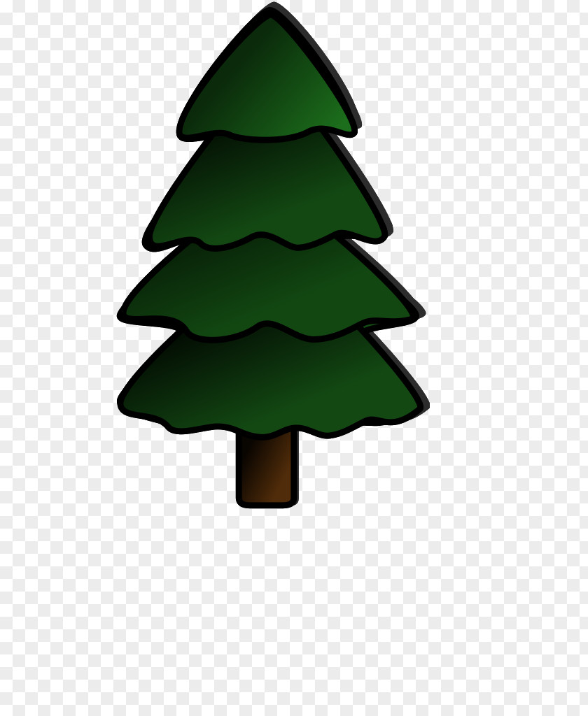 Graphic Christmas Tree Eastern White Pine Clip Art PNG