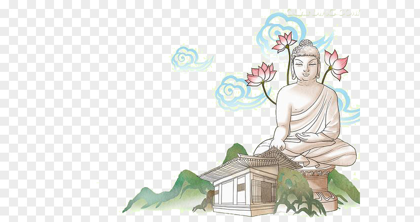 Lord Buddha Cartoon Material Buddhahood Buddhism Amitābha PNG