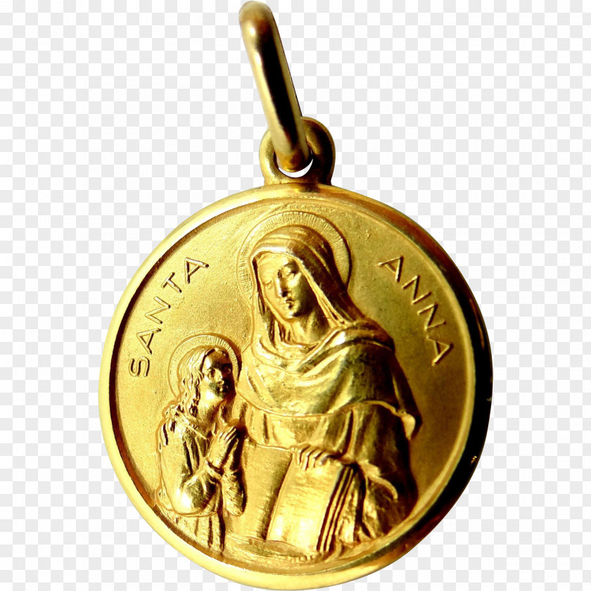 Medal Gold Pendant Locket PNG