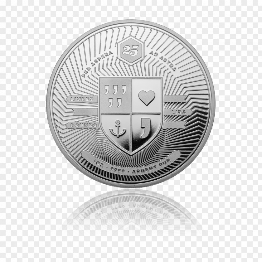 Silver Coin Bullion Numismatics Fineness PNG